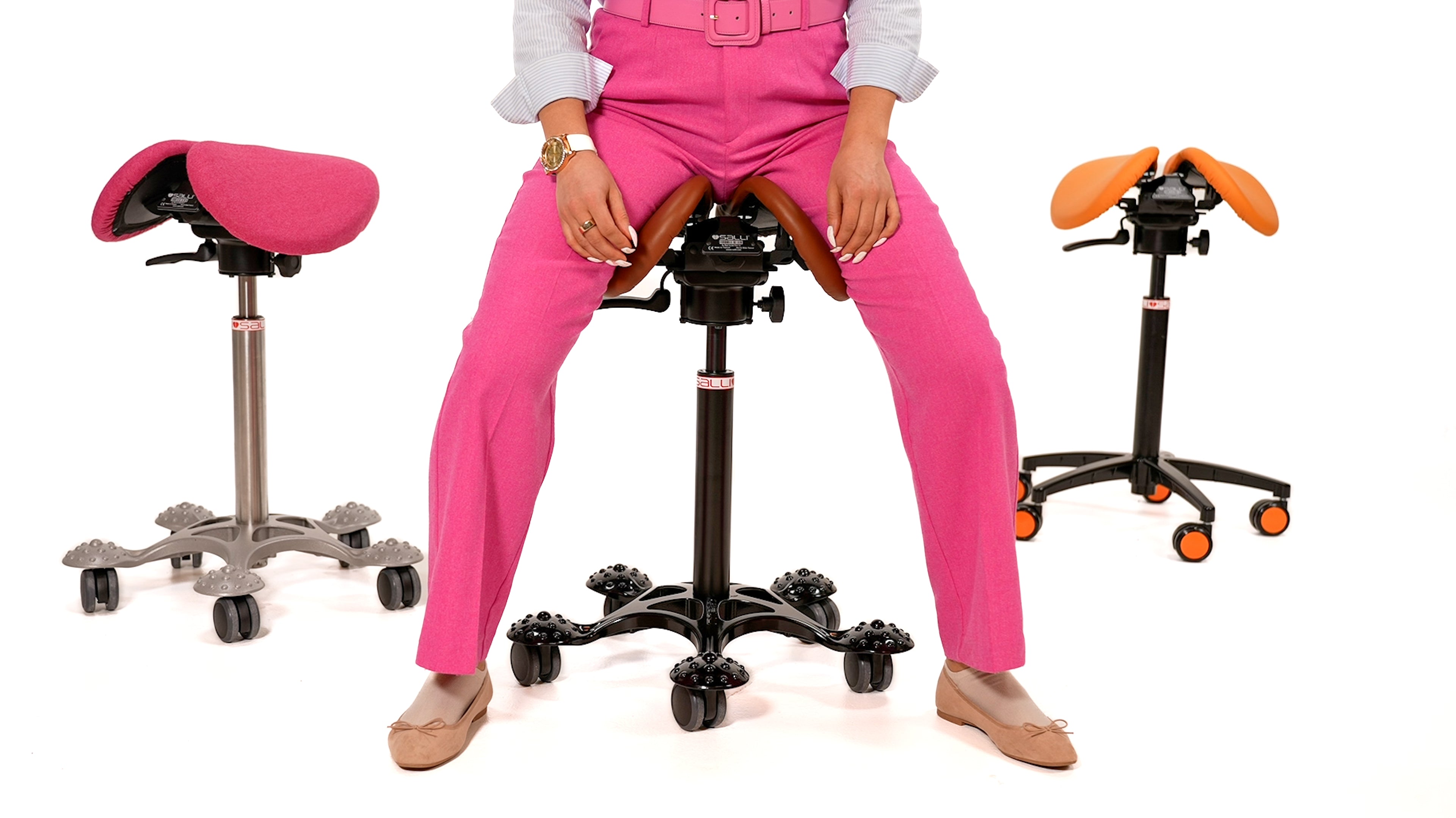 Salli MultiAdjuster & TripleFit Saddle Chairs: Precision Comfort for Every Body