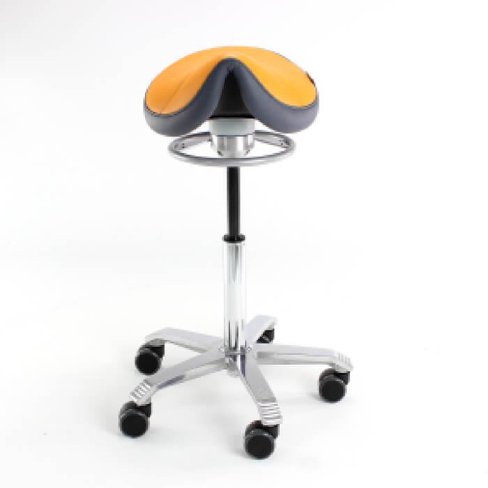 Narrower Seat 360° Dynamic Motion Ergonomic Saddle Stool Holland Made | SitHealthier