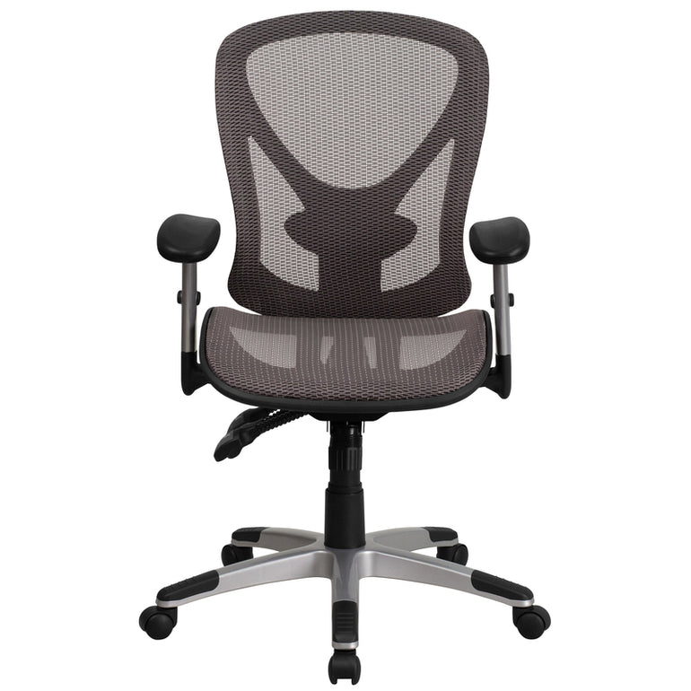 Mid-Back Gray Mesh Executive Ergonomic Office Chair | Sit Healthier