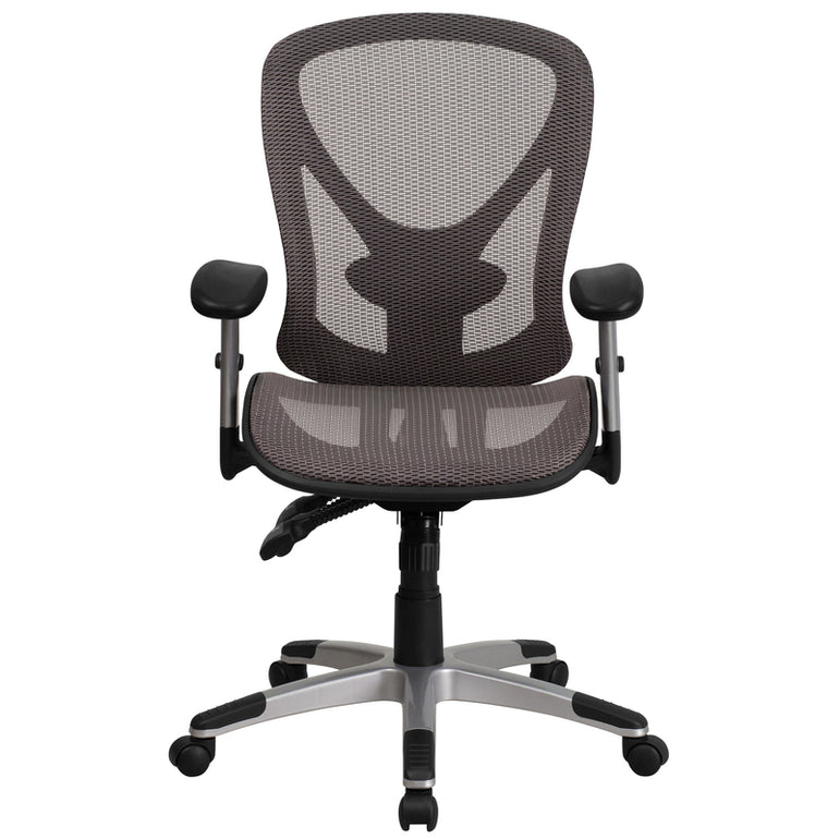 Mid-Back Gray Mesh Executive Ergonomic Office Chair | Sit Healthier