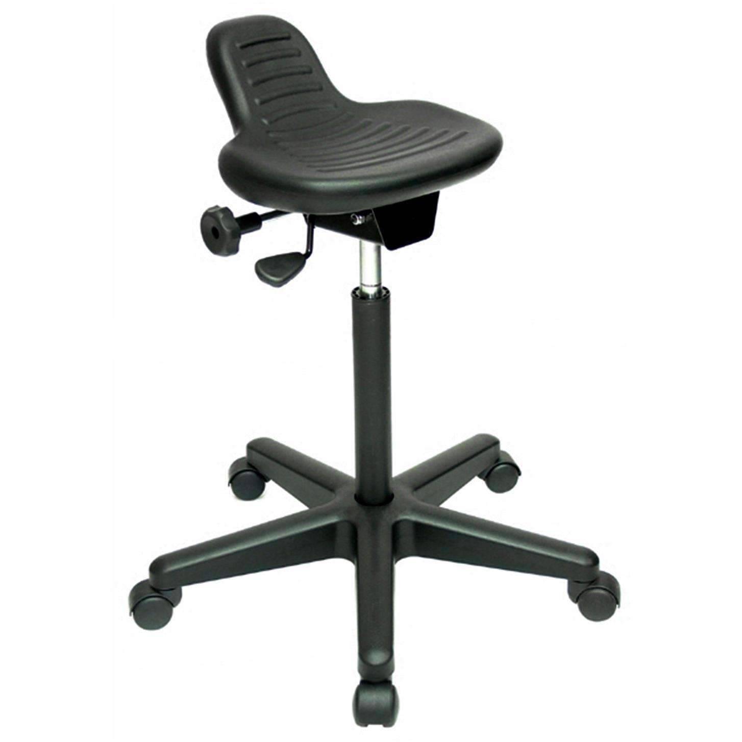 Werk AX Sit Stand Ergonomic Stool by Jobri; BP1470BK |Sithealthier