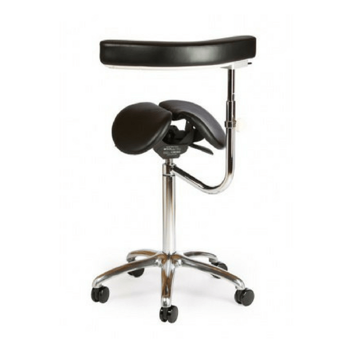 Metal Exercise Ball Chair Base with Backrest