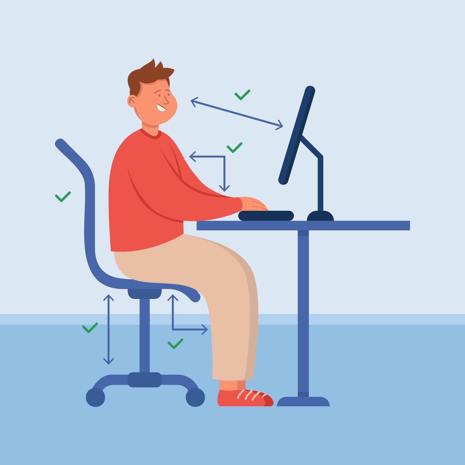 How to Adjust Your Chair Height for Optimal Desk Posture