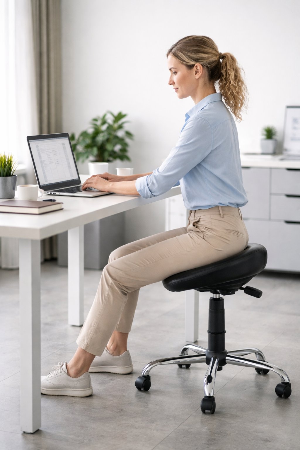 Are Saddle Chairs the Secret to a Pain-Free, Productive Workday? - Sit Healthier