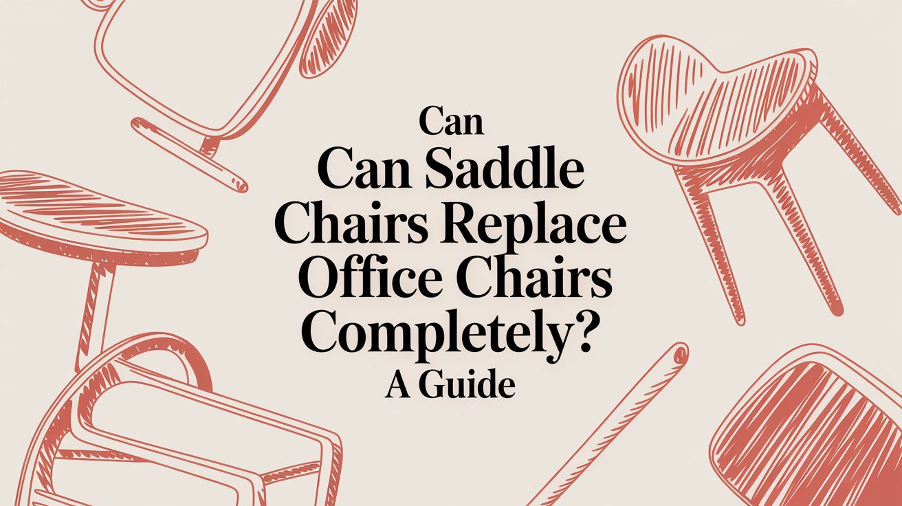 Can Saddle Chairs Replace Office Chairs Completely? A Guide - Sit Healthier