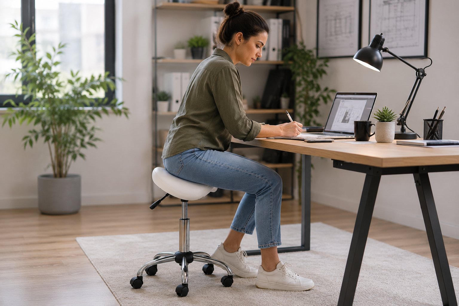 Common Mistakes When Using a Saddle Chair & How to Fix Them - Sit Healthier