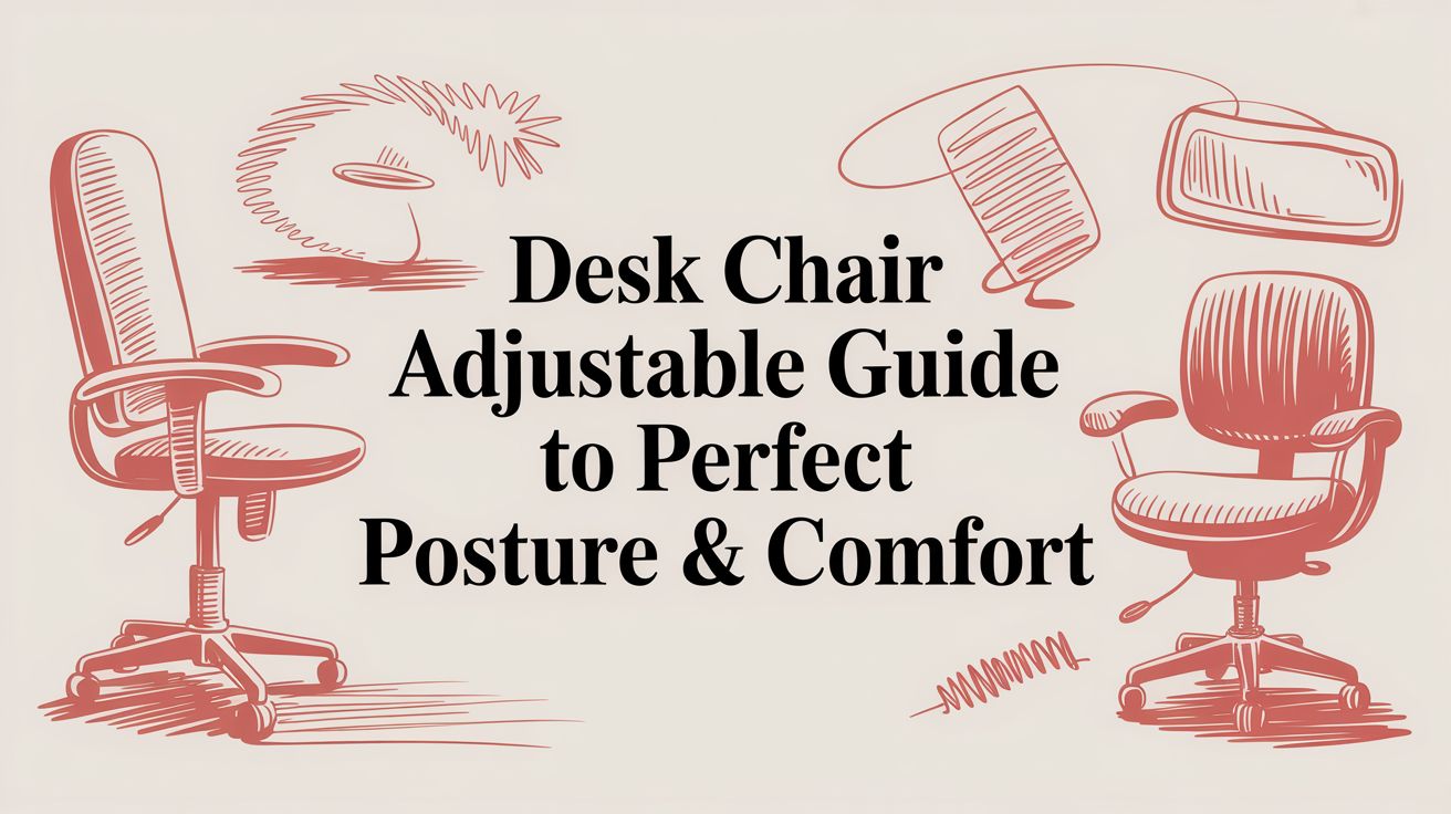 Desk Chair Adjustable Guide to Perfect Posture & Comfort - Sit Healthier