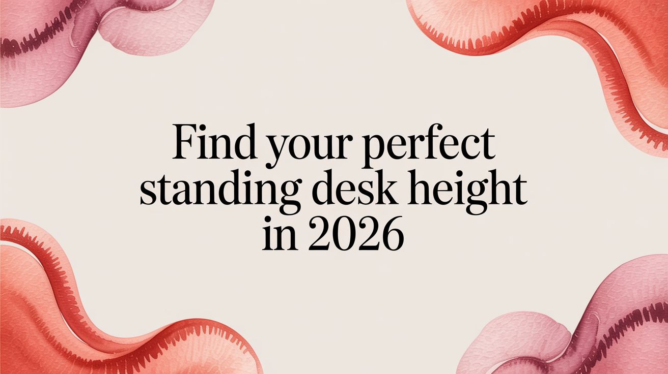 Find Your Perfect Standing Desk Height for a Healthier Workday - Sit Healthier