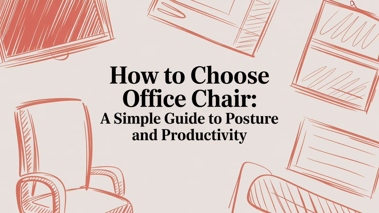 How to Choose an Office Chair: A Guide to Better Posture and Productivity