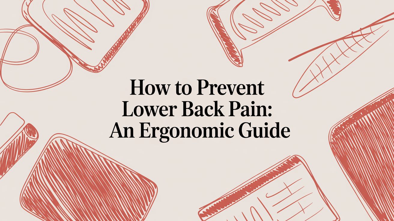 How to Prevent Lower Back Pain: An Ergonomic Guide - Sit Healthier