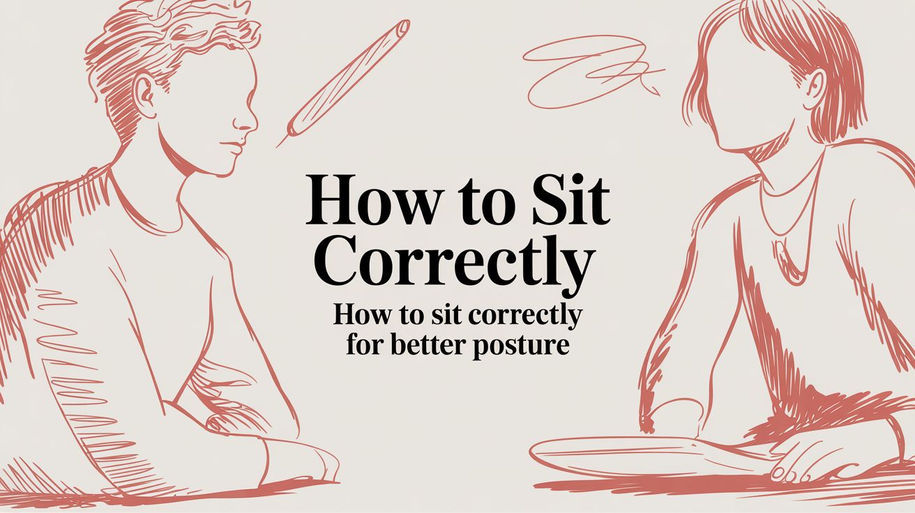 How to Sit Correctly: Your Guide to Better Posture and Productivity - Sit Healthier
