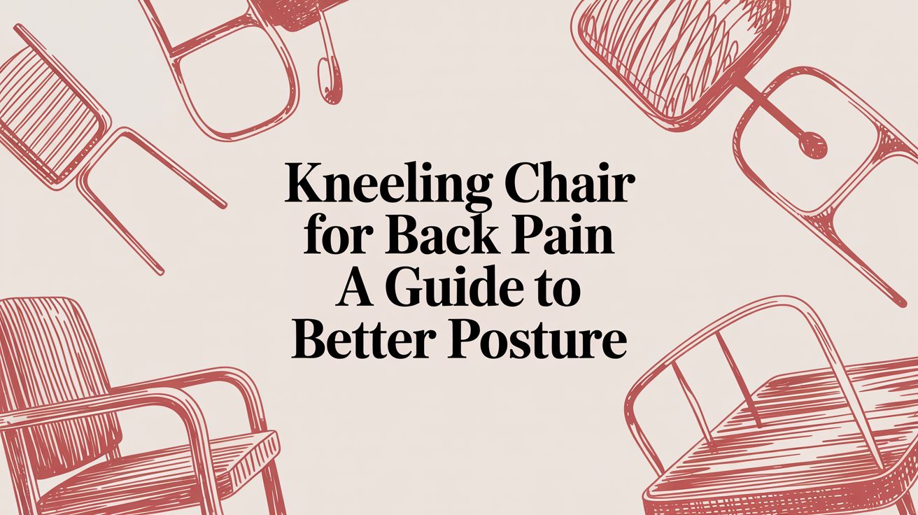 Is a Kneeling Chair the Answer to Your Back Pain? A Practical Guide - Sit Healthier