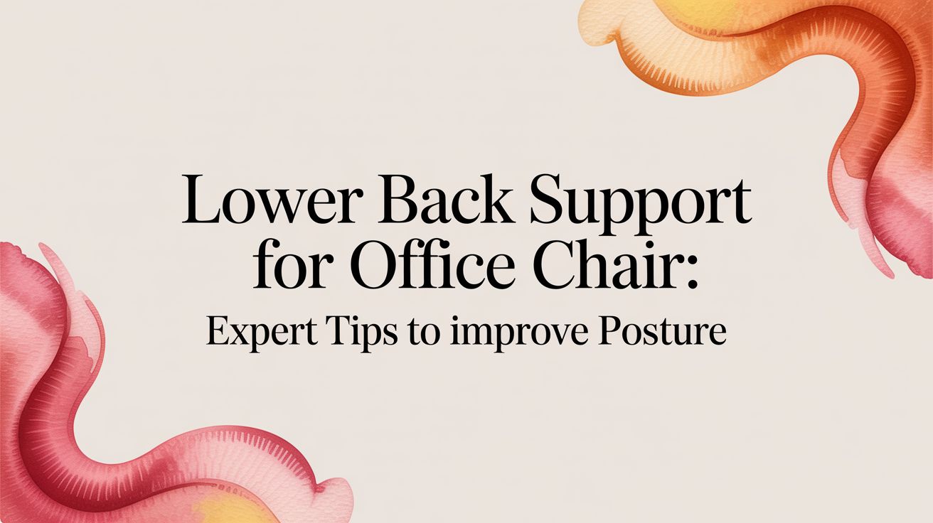 Lower Back Support for Office Chairs: An Expert Guide to Better Posture - Sit Healthier