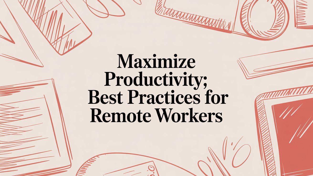 Maximize Productivity: Best Practices for Remote Workers - Sit Healthier