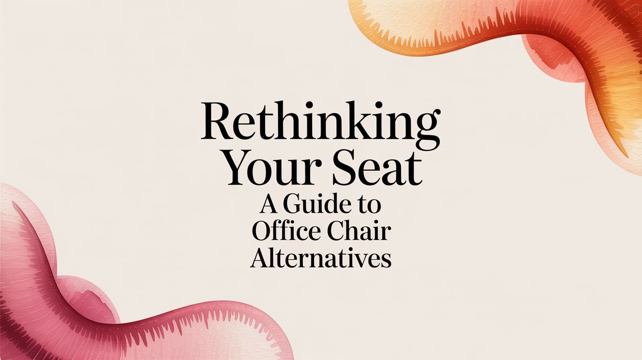 Rethinking Your Seat: A Guide to Office Chair Alternatives - Sit Healthier