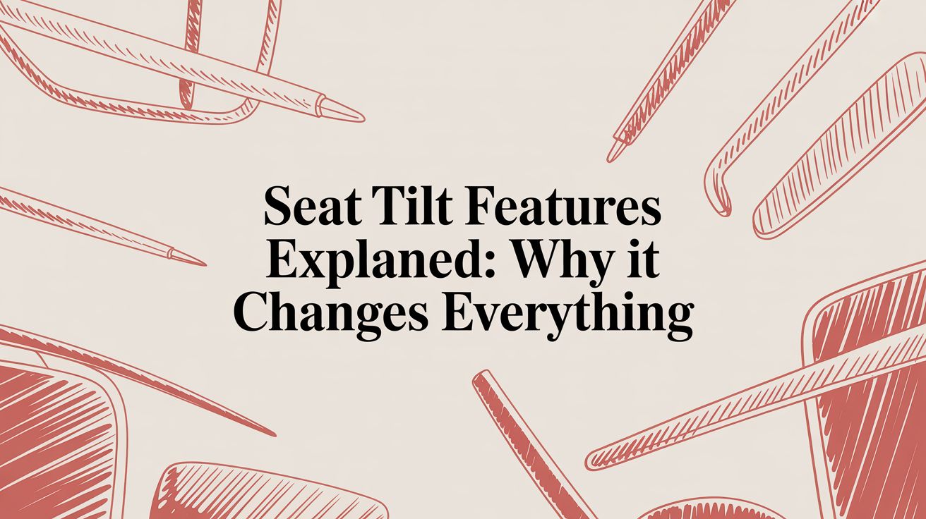 Seat Tilt Features Explained: Why It Changes Everything - Sit Healthier