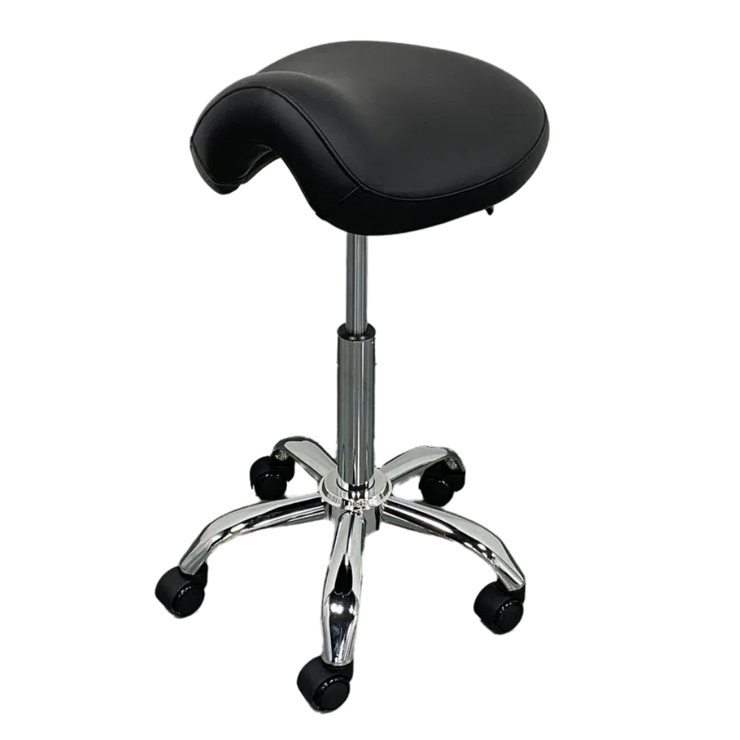 Saddle Stool: Heavy-Duty 500lb Capacity with Elegant Design | Sit Healthier