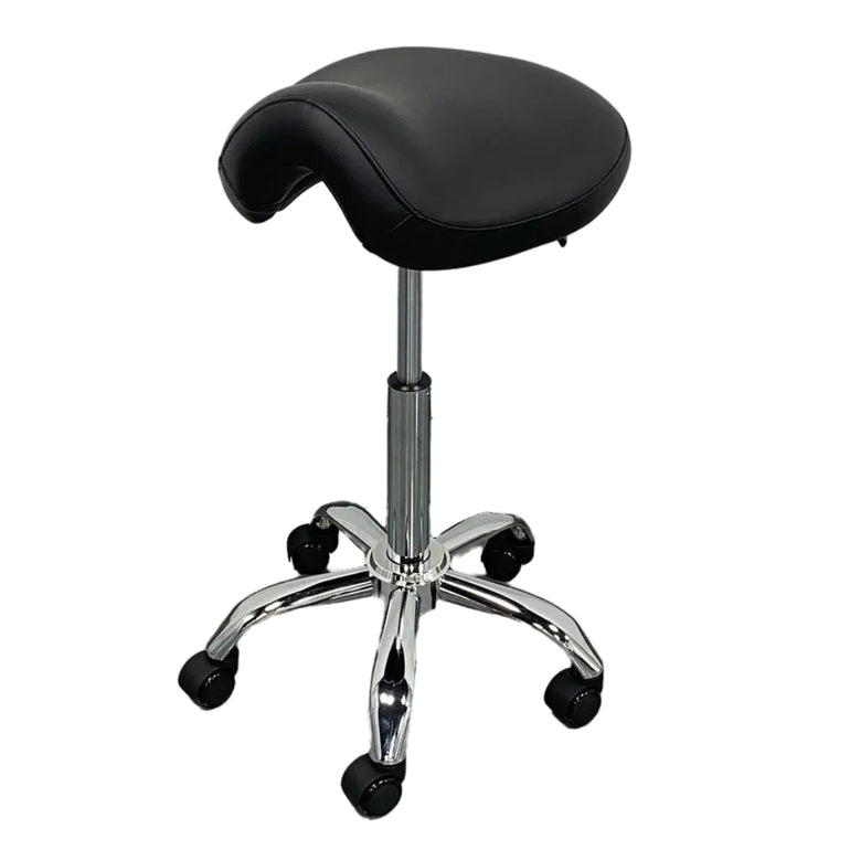 Saddle Stool: Heavy-Duty 500lb Capacity with Elegant Design | Sit Healthier