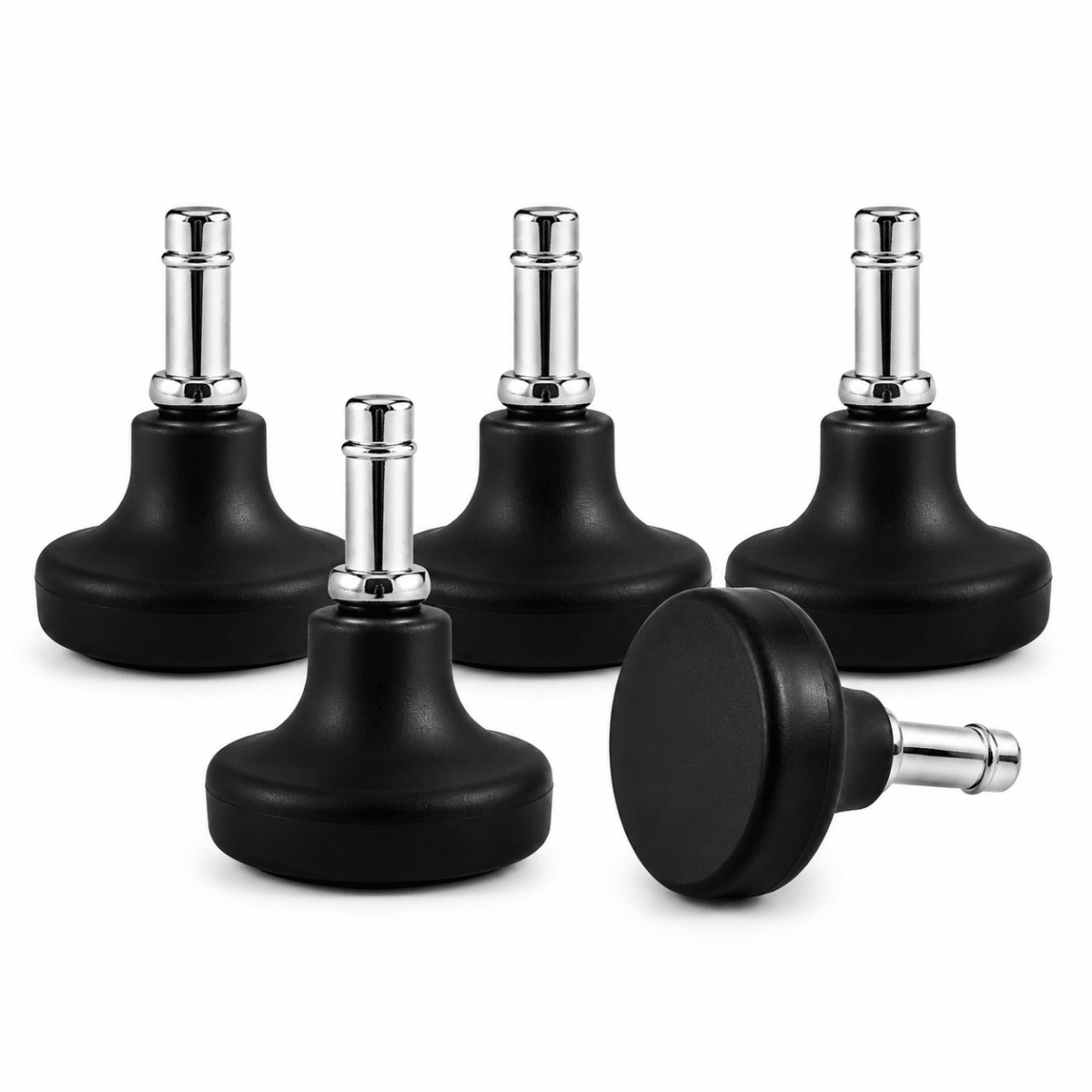 1.61" (41mm) Glides Without Pad – Set of 5 for Floor Protection - Sit Healthier