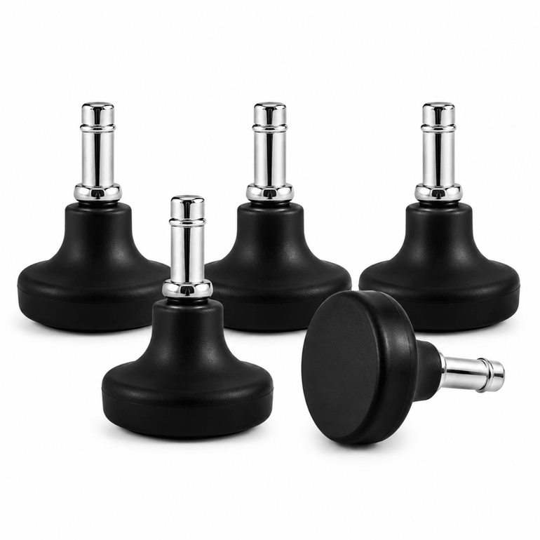 1.61" (41mm) Glides Without Pad – Set of 5 for Floor Protection - Sit Healthier