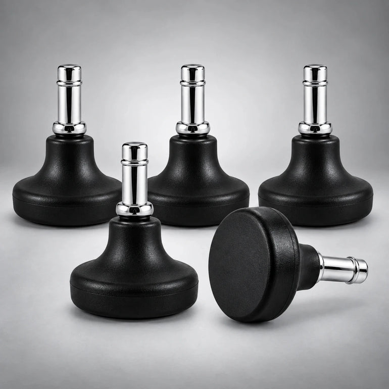 1.61" (41mm) Glides Without Pad – Set of 5 for Floor Protection - Sit Healthier