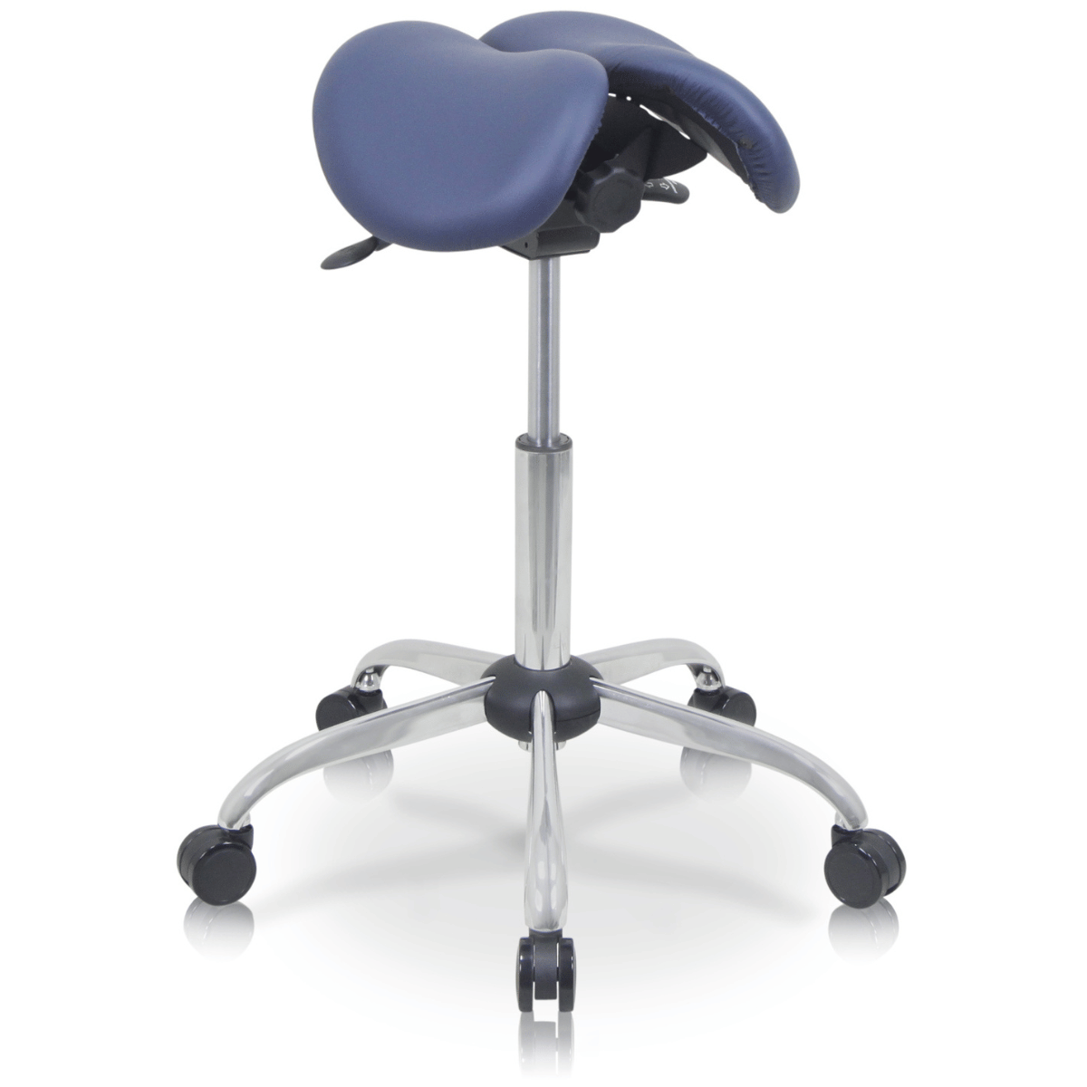 USA Patent Twin Adjustable Saddle Stool Tilt-Able Seat | Sit Healthier