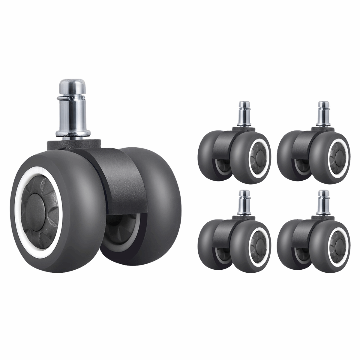 SmoothGlide 2" (50mm) Soft Dual Caster | Sit Healthier