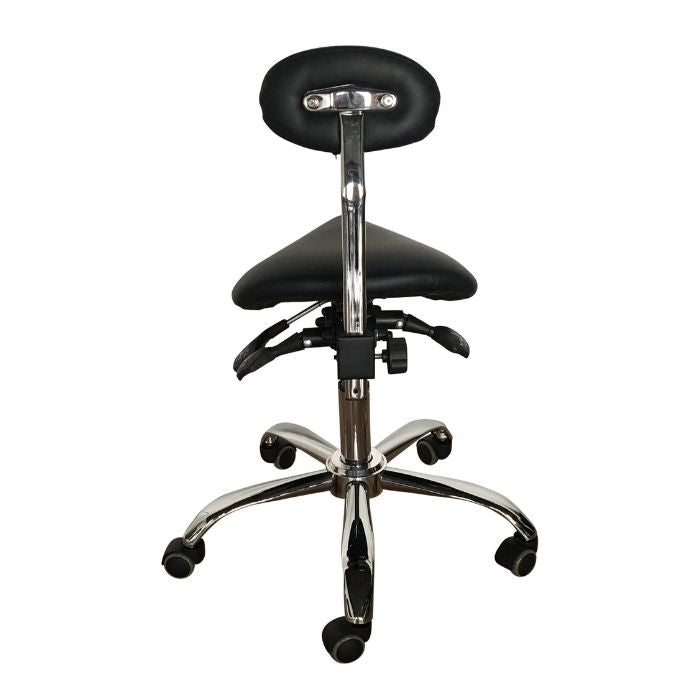 Ergonomic Saddle Stool With Lumber Support for Better Back | Sit Healthier