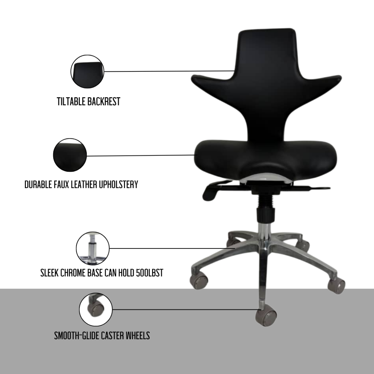 AeroSaddle Pro Surgeon-Style Ergonomic Chair | Sit Healtheir