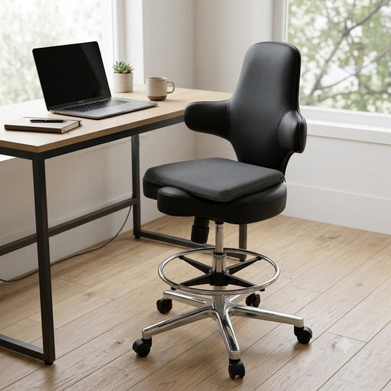 Ergonomic Square Honeycomb Gel Seat Cushion with Breathable Mesh Cover | Sit Healthier