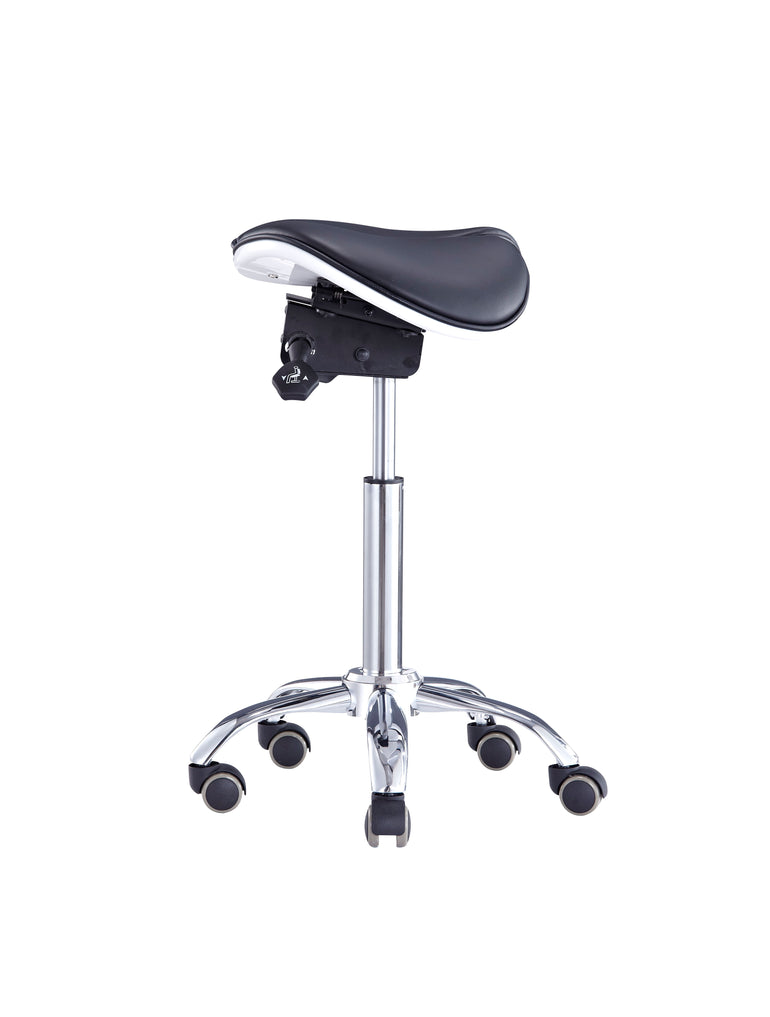 ErgoFlex ComfortPro Split Saddle Chair with Fot Activate Height Controller | Sit Healthier