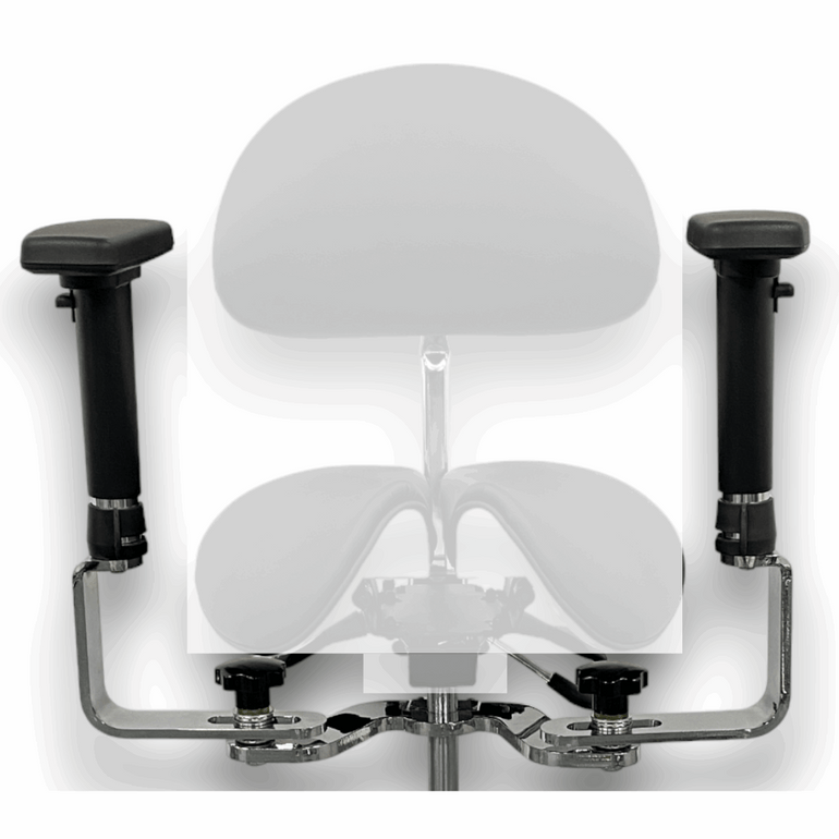 Swing-out Armrests/Elbow Supports for Both Hands (FLAT) | Sit Healthier