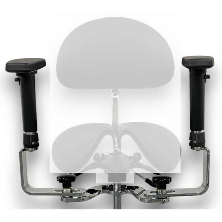 Swing-out Armrests/Elbow Supports for Both Hands (FLAT) | Sit Healthier