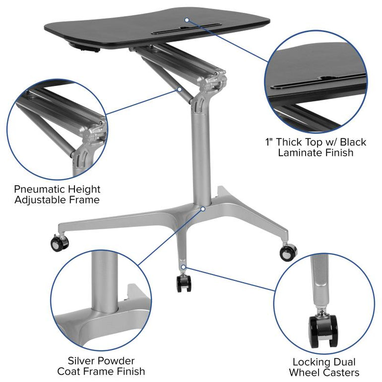 FlexiErgo Pro: The Dynamic Sit-Down, Stand-Up Desk for Healthier Productivity | Sit Healtheir