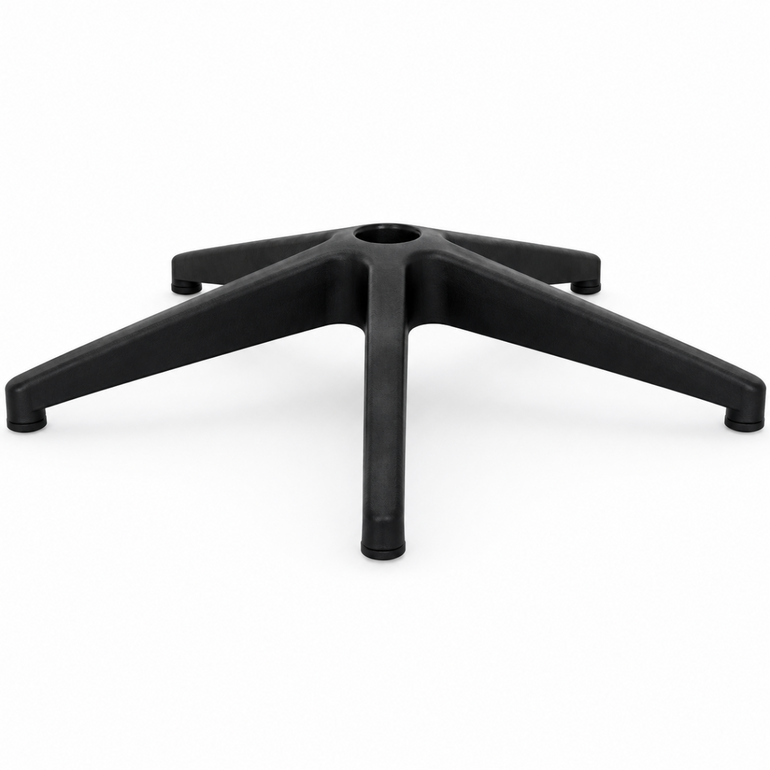 Nylon 5 Legs Base for Sit Healthier Saddle Stools and Chairs