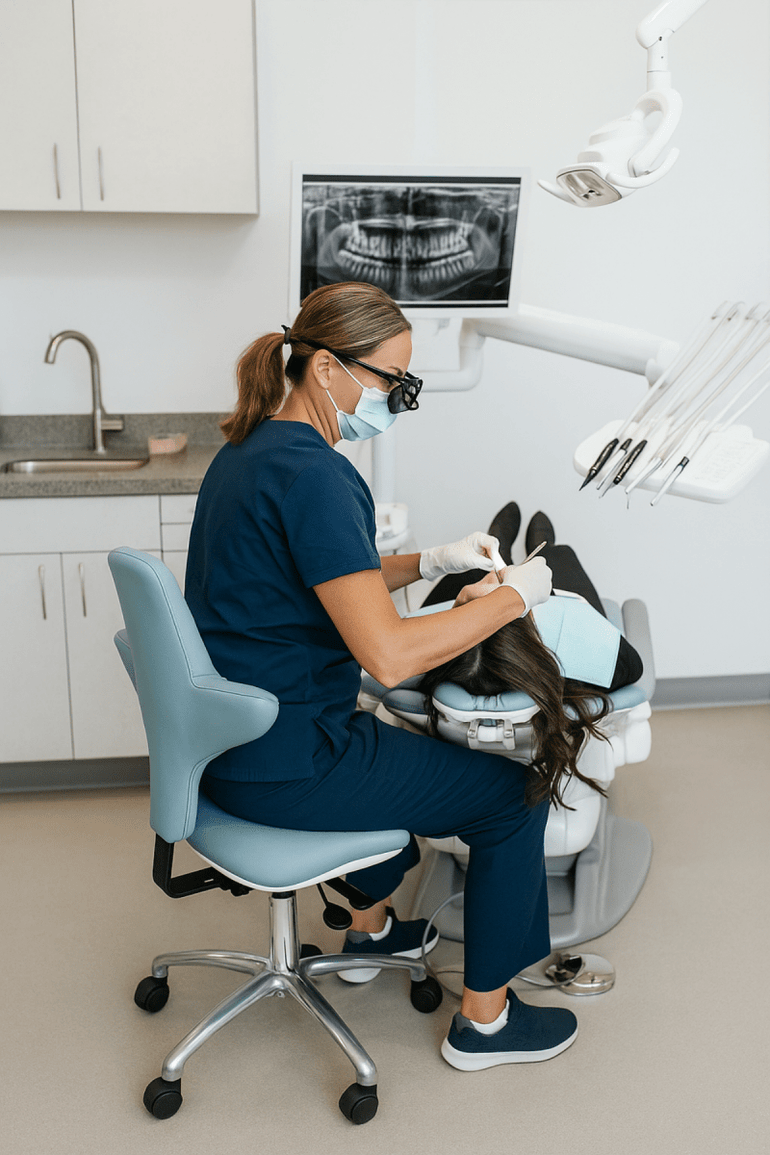 AeroSaddle Pro Surgeon-Style Ergonomic Chair - Sit Healthier