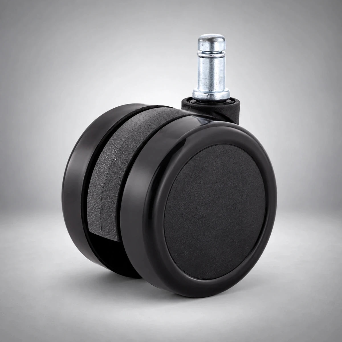 Dual Wheel Casters - 2.5"Medical Soft Casters - Set of 5 - Sit Healthier