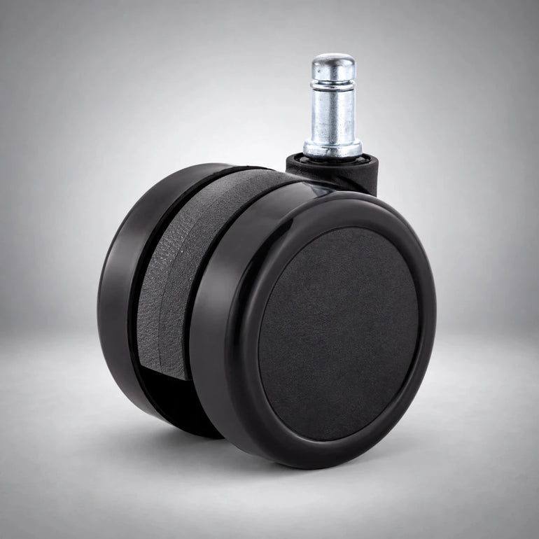 Dual Wheel Casters - 2.5"Medical Soft Casters - Set of 5 - Sit Healthier