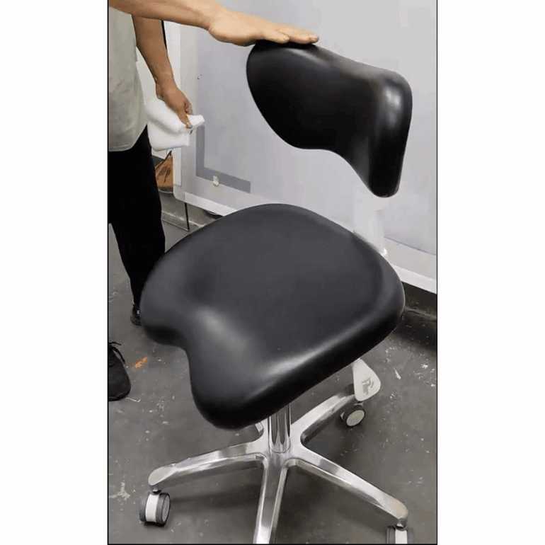 ErgoDent Professional Dental Operator Waterfall-Style Seat Chair - Sit Healthier