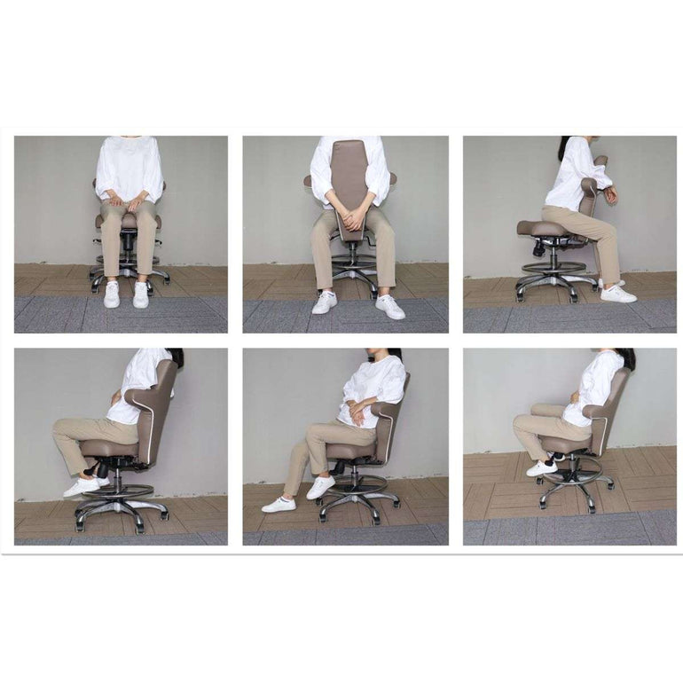 Ergonomic Surgeon Chair with FootRest for Precision Surgical and Dental Work - Sit Healthier