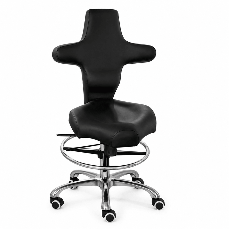 Ergonomic Surgeon Chair with FootRest for Precision Surgical and Dental Work - Sit Healthier