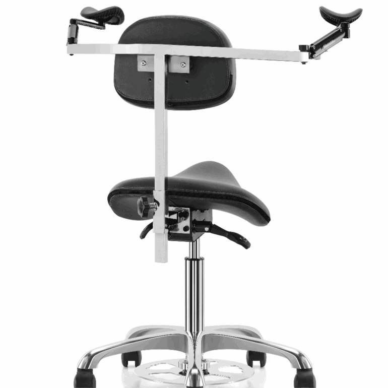 ErgoRest Saddle Shape Chair with Footcontroller for Any Profession - Sit Healthier