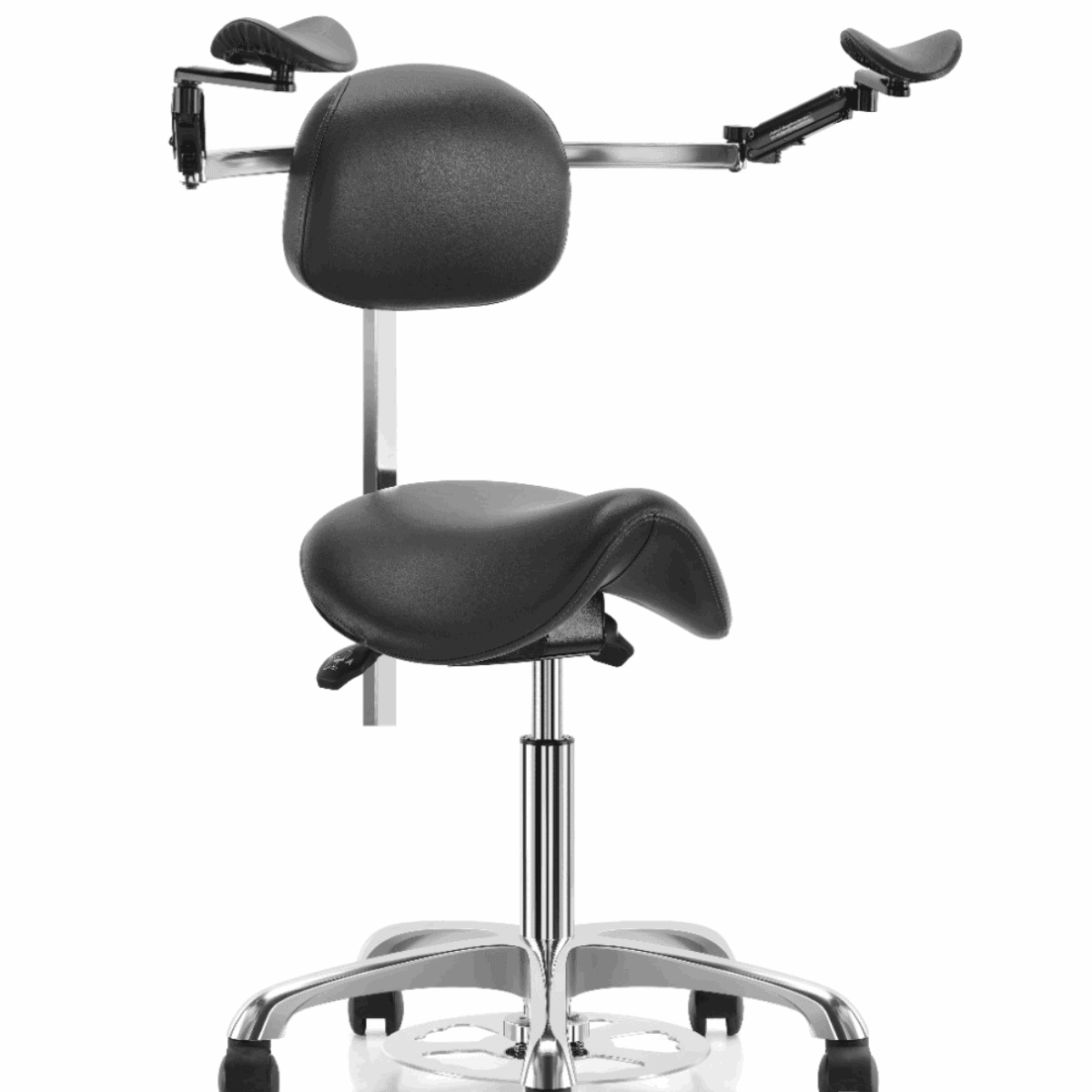 ErgoRest Saddle Shape Chair with Footcontroller for Any Profession - Sit Healthier