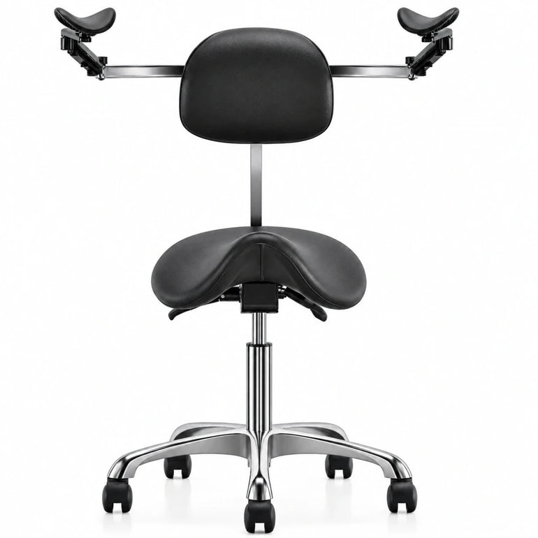 ErgoRest Saddle Shape Chair with Footcontroller for Any Profession - Sit Healthier