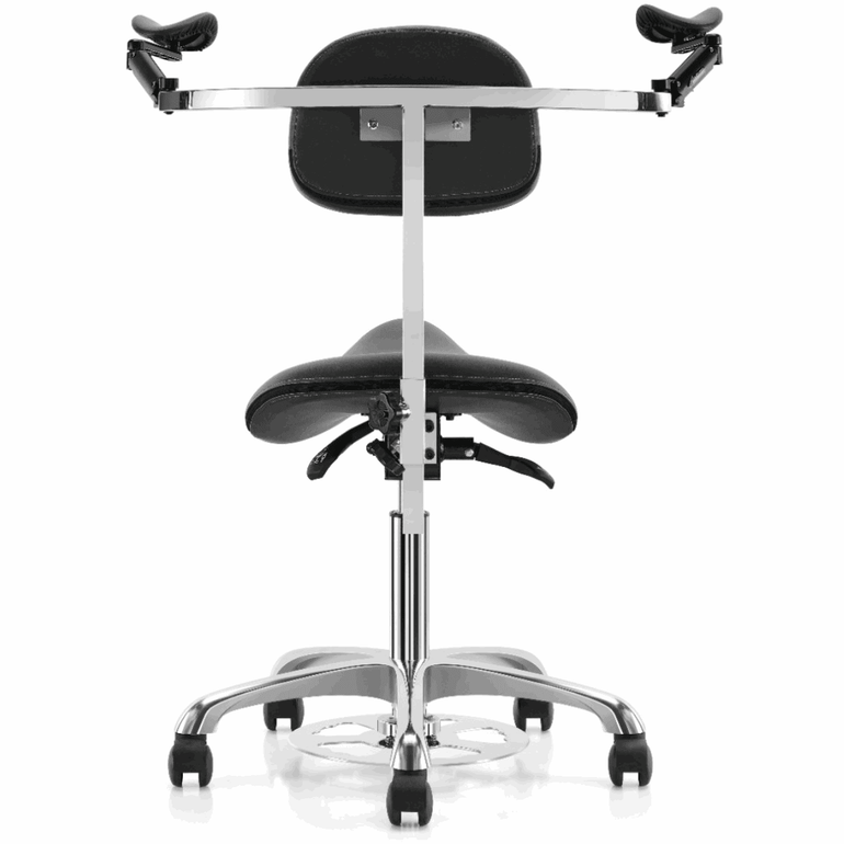 ErgoRest Saddle Shape Chair with Footcontroller for Any Profession - Sit Healthier