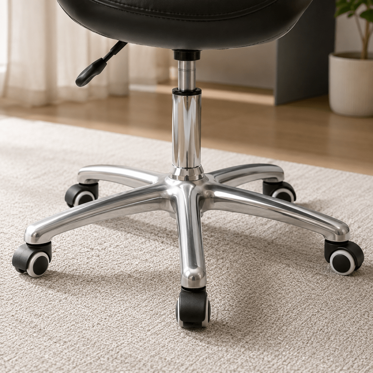 Heavy-Duty Aluminum Chair Base – 500 lbs Capacity (22”) | Sit Healthier - Sit Healthier