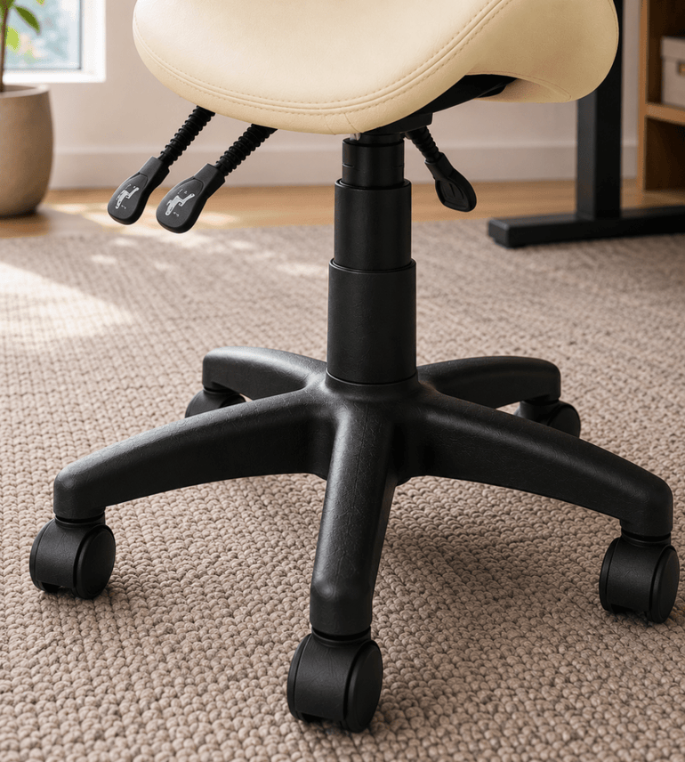 Heavy-Duty Nylon Chair Base – 500 lbs Capacity | Sit Healthier - Sit Healthier