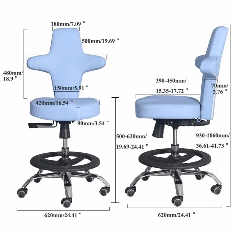 Medical Surgeon Chair to Reduce Fatigue, Muscle Strain, Nerve Compression - Sit Healthier