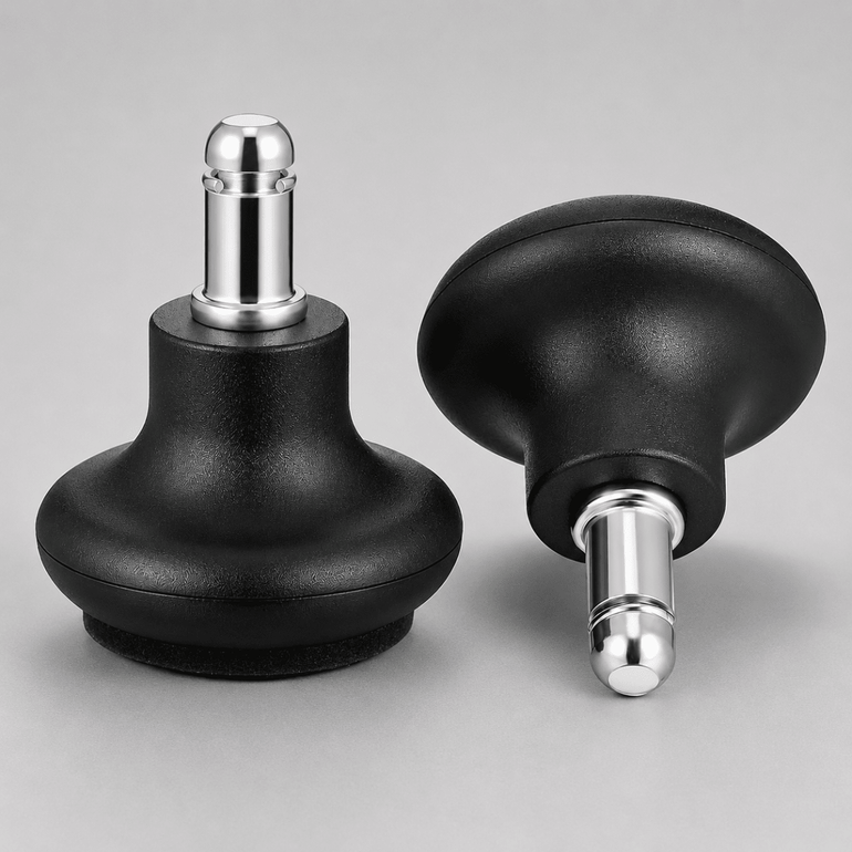 Non-Padded Bell Glides for Office Chairs and Stools - Sit Healthier
