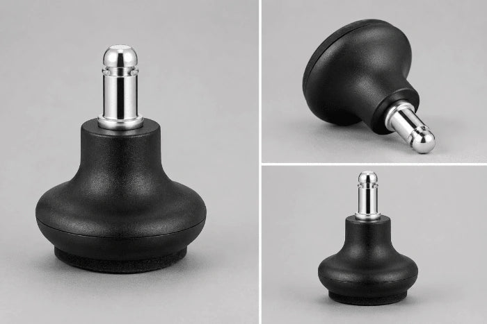 Non-Padded Bell Glides for Office Chairs and Stools - Sit Healthier